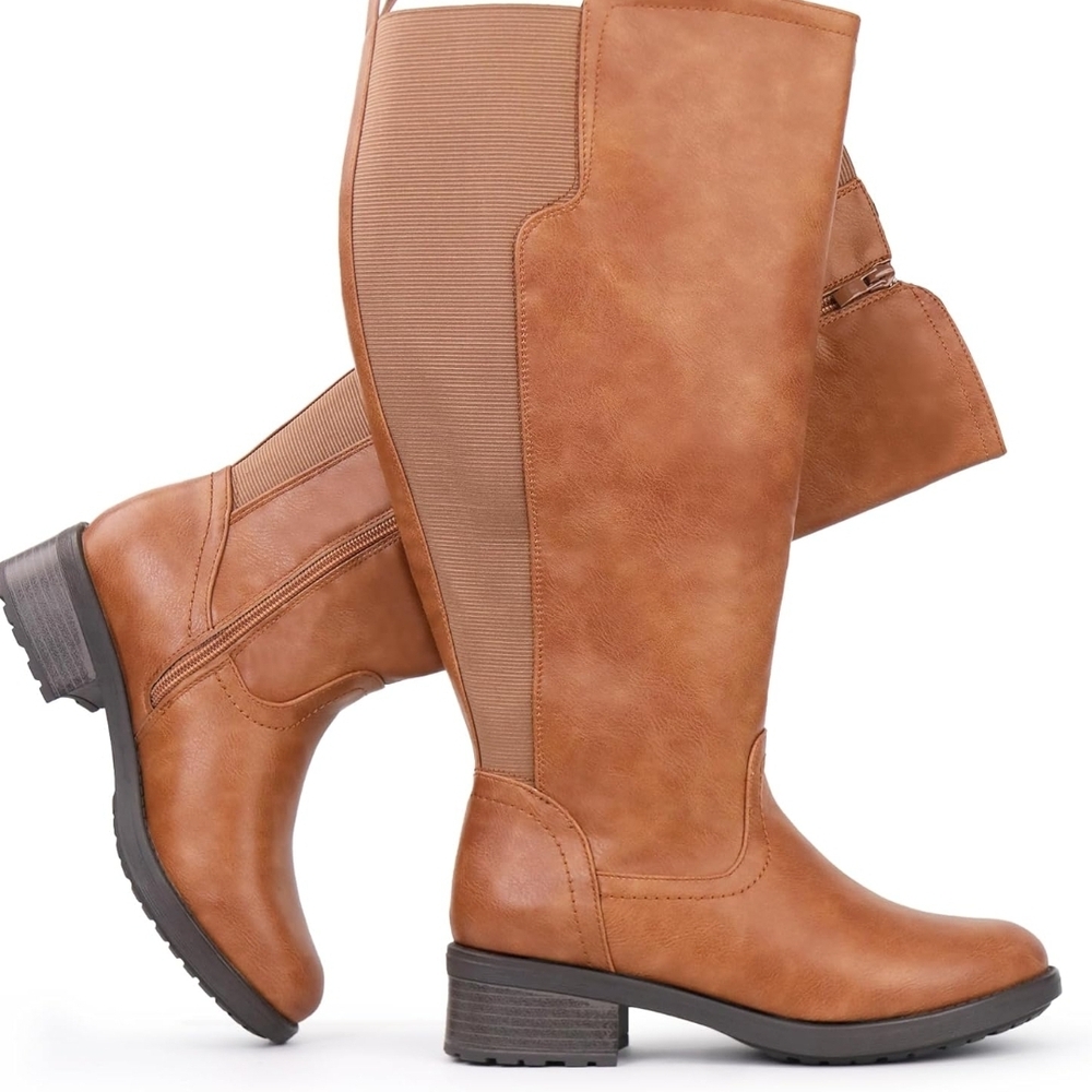 Stylish Brown Over the Knee Boots